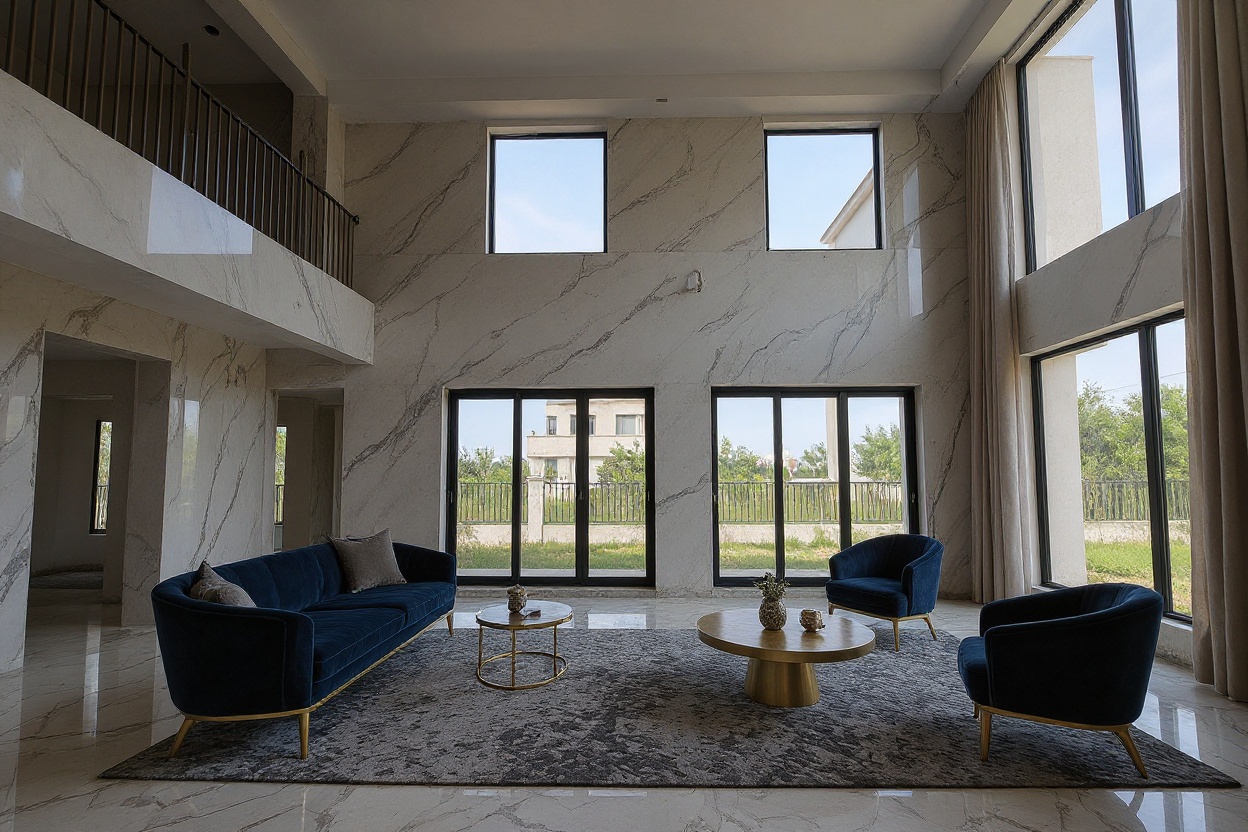 Luxury open-house room
